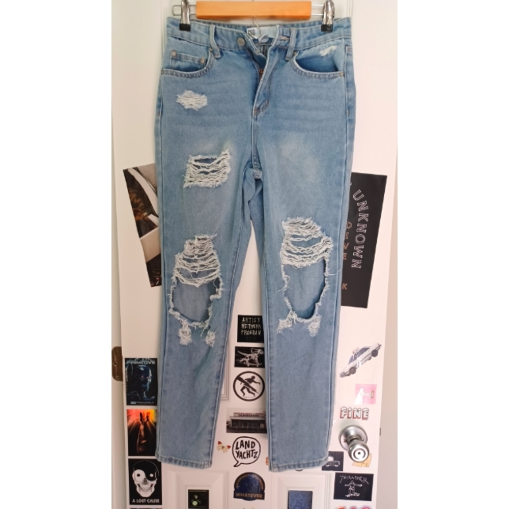 RSQ Light Wash Distressed Jeans